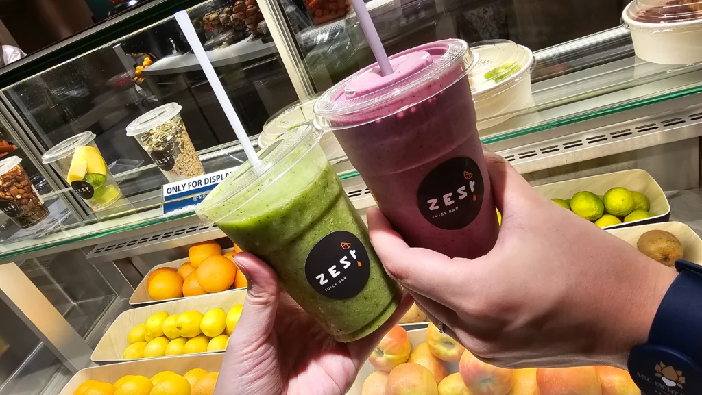 BARS「ZEST-JuiceBar」で注文したプロテインドリンク